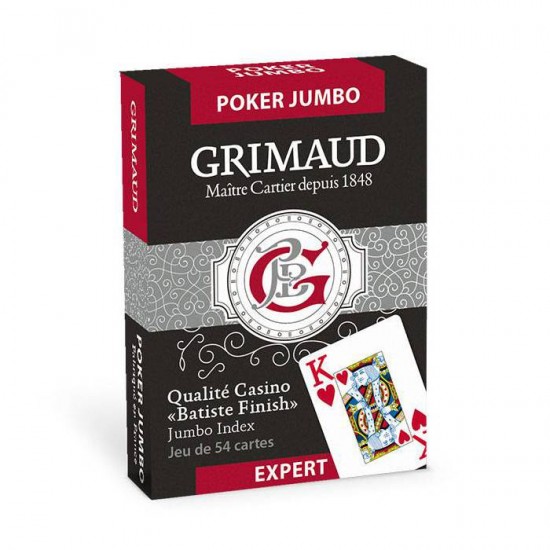 Карти за игра Grimaud Poker Jumbo Index