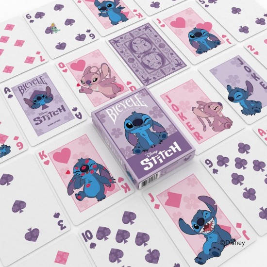 Карти за игра Bicycle Disney Stitch Purple