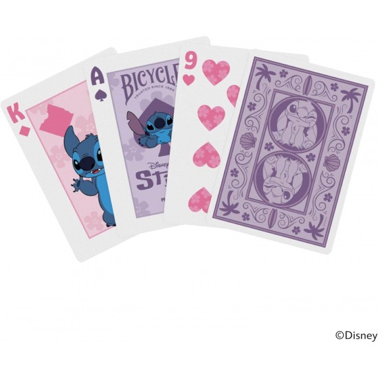 Карти за игра Bicycle Disney Stitch Purple